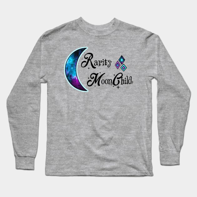 Rarity MoonChild Logo Tee Long Sleeve T-Shirt by quirkle5